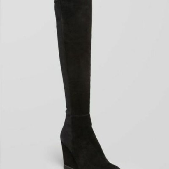 Stuart Weitzman Suede Over The Knee Boots 8,5 - Picture 1 of 2